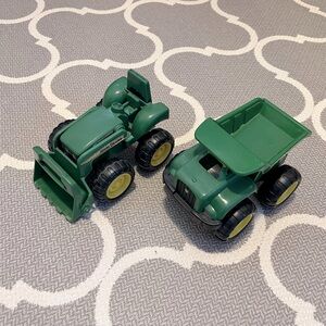 John Deere Tractor and Dump Truck Toy Set